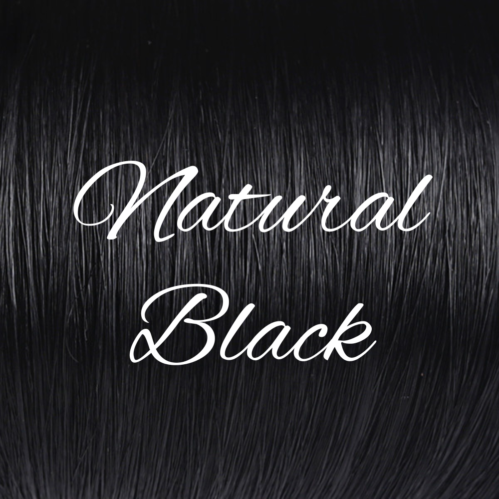 Natural Black Colored Hair